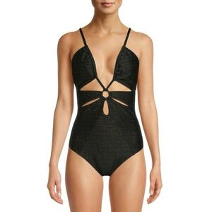 NWT Time and Tru One piece Keyhole Swimsuit, Medium